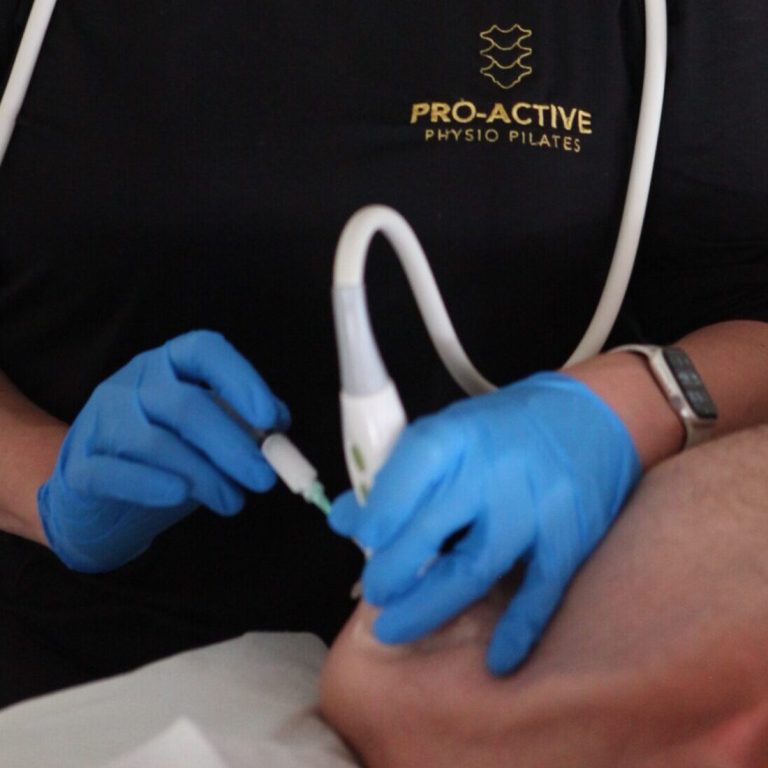 ultrasound guided joint injections on site at pro-active physio Tewkesbury. Near to Pershore, Worcester, Evesham, Cheltenham, Bredon, Eckington